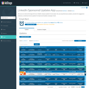 AdStage广告平台宣布成为LinkedIn第一批赞助更新API合作伙伴之一